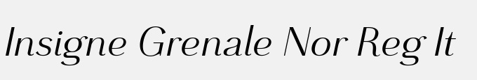 Grenale Norm Regular Italic